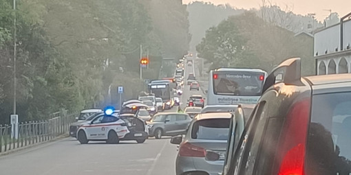 L'incidente di questa mattina a Luvinate