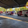 I vigili del fuoco al lavoro questa mattina a Solbiate Arno I vigili del fuoco al lavoro questa mattina a Solbiate Arno