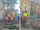 I lavori di abbattimento all'angolo tra viale Aguggiari e via Parravicini a Varese I lavori di abbattimento all'angolo tra viale Aguggiari e via Parravicini a Varese