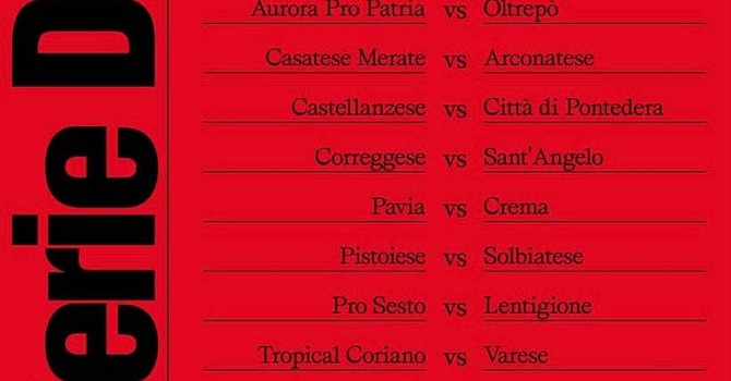 La prima giornata del girone D della Serie D