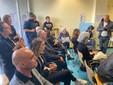 Alcuni momenti della presentazioni delle apparecchiature donate al Del Ponte di Varese
