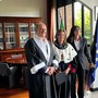 Gerry Scotti con la rettrice dell'Università dell'Insubria Maria Pierro e il ministro dell'Università e della Ricerca Anna Maria Bernini Gerry Scotti con la rettrice dell'Università dell'Insubria Maria Pierro e il ministro dell'Università e della Ricerca Anna Maria Bernini