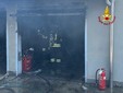 I vigili del fuoco sul posto I vigili del fuoco sul posto