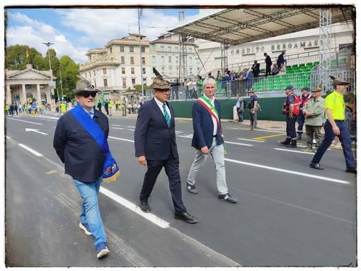 Il sindaco di Varese Davide Galimberti e il presidente della Provincia di Varese Marco Magrini a Bergamo