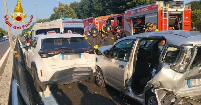 Le foto del primo incidente