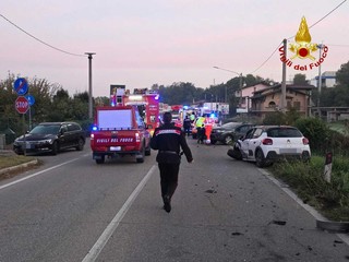 Le immagini dell'incidente sulla Varesina Le immagini dell'incidente sulla Varesina