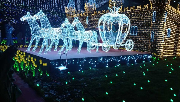 Una delle magiche installazioni di Leggiuno Una delle magiche installazioni di Leggiuno