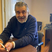 Stefano Malerba nel suo ufficio a Palazzo Estense