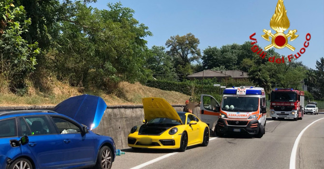Le immagini dell'incidente
