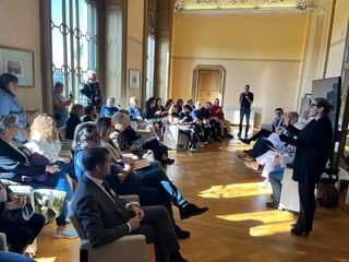 La presentazione del convegno oggi a Ville Ponti La presentazione del convegno oggi a Ville Ponti