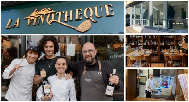 Questa la Vinotheque di Casbeno, questi i suoi protagonisti; in alto a destra lo spazio di via Maroni che ospiterà Bulbo Questa la Vinotheque di Casbeno, questi i suoi protagonisti; in alto a destra lo spazio di via Maroni che ospiterà Bulbo