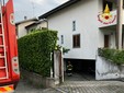 I vigili del fuoco sul luogo dell'incendio I vigili del fuoco sul luogo dell'incendio