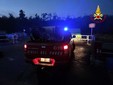 I vigili del fuoco all'eco centro di Cassano Magnago