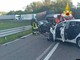 I vigili del fuoco sul luogo dello scontro