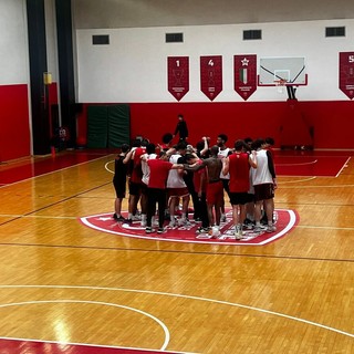 I biancorossi dopo l'allenamento di oggi