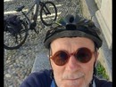 Il nostro Mario Chiodetti e la sua bici pronti a sfidare il caldo tropicale di una domenica di giugno a Varese