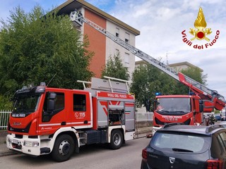 L'intervento in via Torino a Cassano