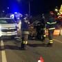 Le immagini dell'incidente avvenuto a Gavirate nella tarda serata di giovedì Le immagini dell'incidente avvenuto a Gavirate nella tarda serata di giovedì