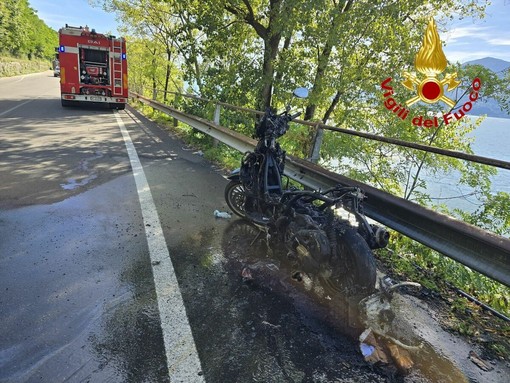 Motorino a fuoco a Brezzo di Bedero Motorino a fuoco a Brezzo di Bedero