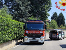 Il luogo dell'incidente di ieri in via Astico ad Avigno