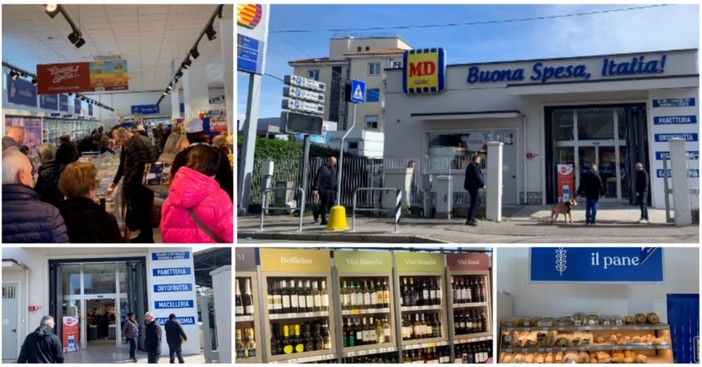 Ha riaperto il rinnovato punto vendita MD che ha riaperto questa mattina in viale Borri a Varese