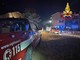 Le operazioni di spegnimento con i vigili del fuoco al lavoro nella notte a Varese Le operazioni di spegnimento con i vigili del fuoco al lavoro nella notte a Varese