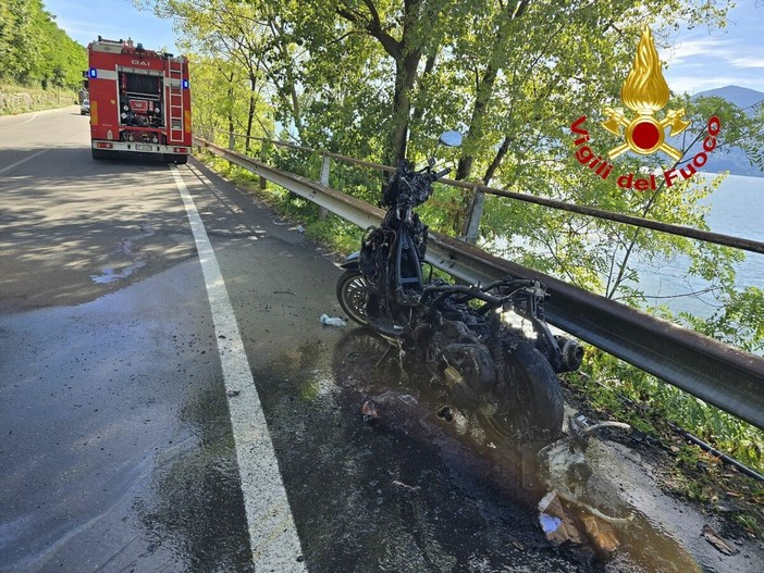 Motorino a fuoco a Brezzo di Bedero