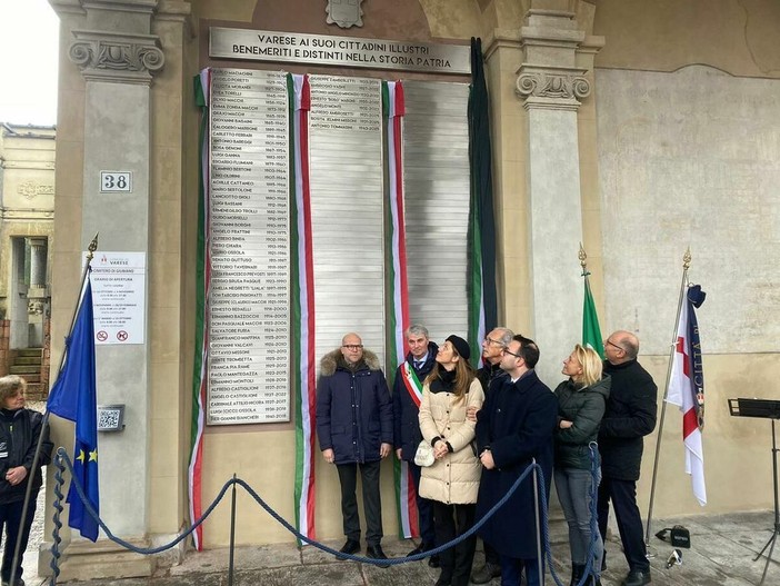 Il Famedio di Varese nel giorno dell'inaugurazione il 25 gennaio scorso Il Famedio di Varese nel giorno dell'inaugurazione il 25 gennaio scorso