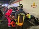 I vigili del fuoco e i soccorritori di Areu sul luogo dell'incidente I vigili del fuoco e i soccorritori di Areu sul luogo dell'incidente