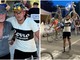 Martino Caliaro con lo zio Stefano Pozzi all'Eroica. E poi alza la bici sul traguardo di Gaiole in Chianti Martino Caliaro con lo zio Stefano Pozzi all'Eroica. E poi alza la bici sul traguardo di Gaiole in Chianti