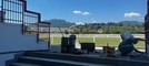 Uno dei tanti scorci panoramici visibili all'ippodromo mentre fervono i lavori di riammodernamento e messa a norma della struttura