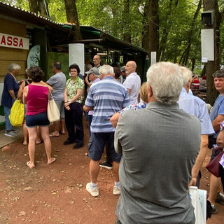 Una delle passate edizioni della Festa degli Alpini di Capolago