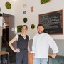 Stefano Minervino con la compagna Melissa