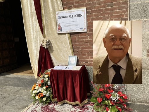 L'addio a Sergio Allegrini nel santuario del Redentore a Legnano