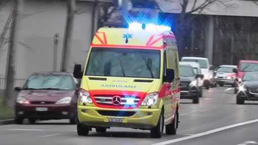 Incidente stradale a Lugano: ferito un motociclista italiano