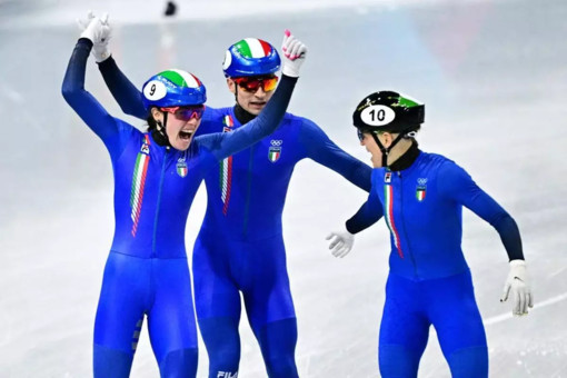 Milano-Cortina: impresa italiana nello short track, la staffetta mista è d'oro