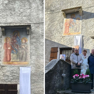 Un affresco torna a splendere a Craveggia. Nel ricordo del bustocco Angelo Prandoni