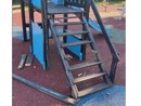 Struttura danneggiata al parco giochi Vittorio Primi Struttura danneggiata al parco giochi Vittorio Primi
