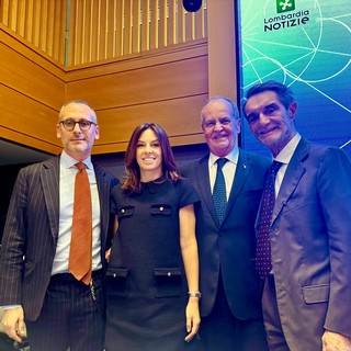 Da sinistra: Piazza, Tovaglieri, Calderoli e Fontana