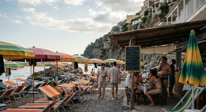Pupetto Beach Club il beach club Positano sul Fornillo