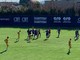 Il primo gol di Banfi a Venegono Il primo gol di Banfi a Venegono
