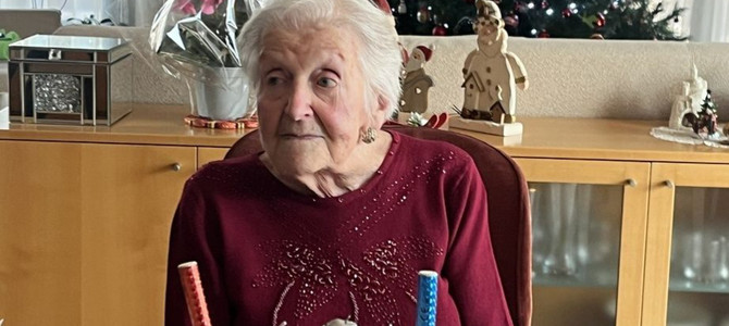 Bruna Scandroglio aveva 108 anni Bruna Scandroglio aveva 108 anni
