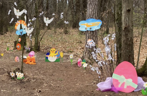 Al Laghetasc di Brebbia un'installazione per una Pasqua &quot;volante&quot;