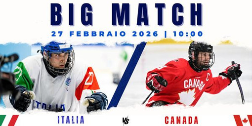 Varese culla olimpica del ghiaccio: amichevole tra il Canada plurimedagliato e l'Italia del para ice hockey