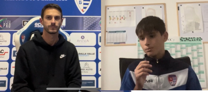 Il centrocampista Luca Bertoni e il piccolo capitano dalle idee chiare che si chiama... lo vedrete a Stadio Aperto