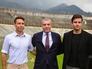 Il ds Battaglino, il presidente Girardi e Giovanni Rosati