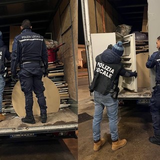 Rifiuti pericolosi, veicolo rubato e porto abusivo: due interventi della Polizia locale grazie alle telecamere