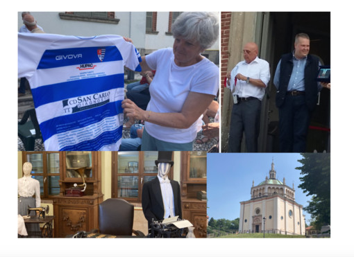 Momenti speciali: la moglie di Bonfanti con la maglia dei playoff 2021, Mimmo Donati e Marco Grecchi, la cerimonia e il santuario di Santa Maria