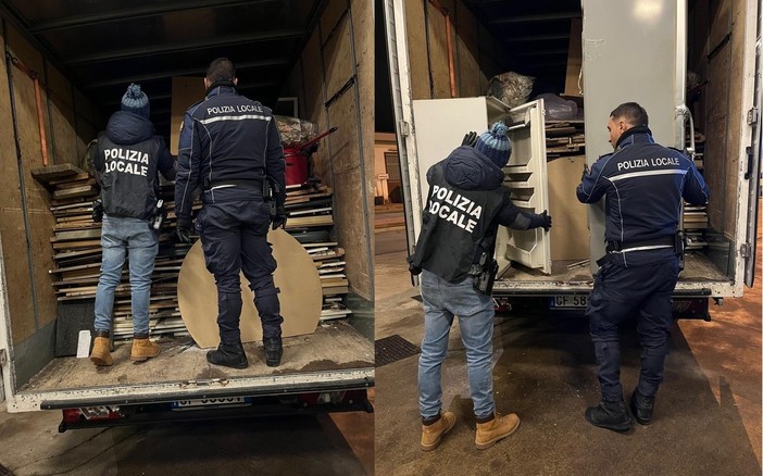 Rifiuti pericolosi, veicolo rubato e porto abusivo: due interventi della Polizia locale grazie alle telecamere