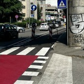 La ciclopedonale ancora chiusa di viale Belforte a Varese La ciclopedonale ancora chiusa di viale Belforte a Varese